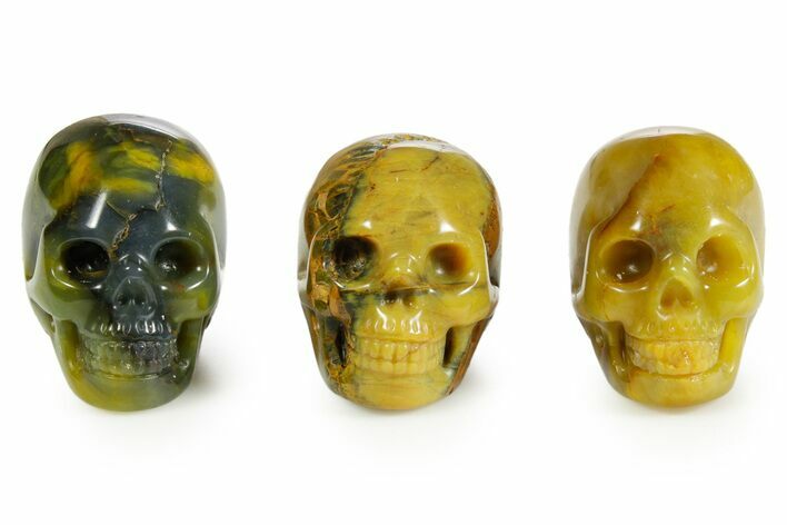 1.5" Polished Pietersite Skulls - Photo 1